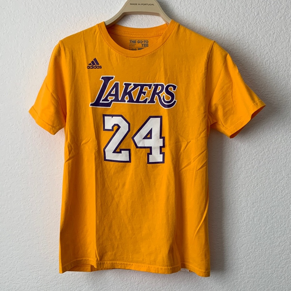 Kids Lakers Gold Short Sleeve Tee